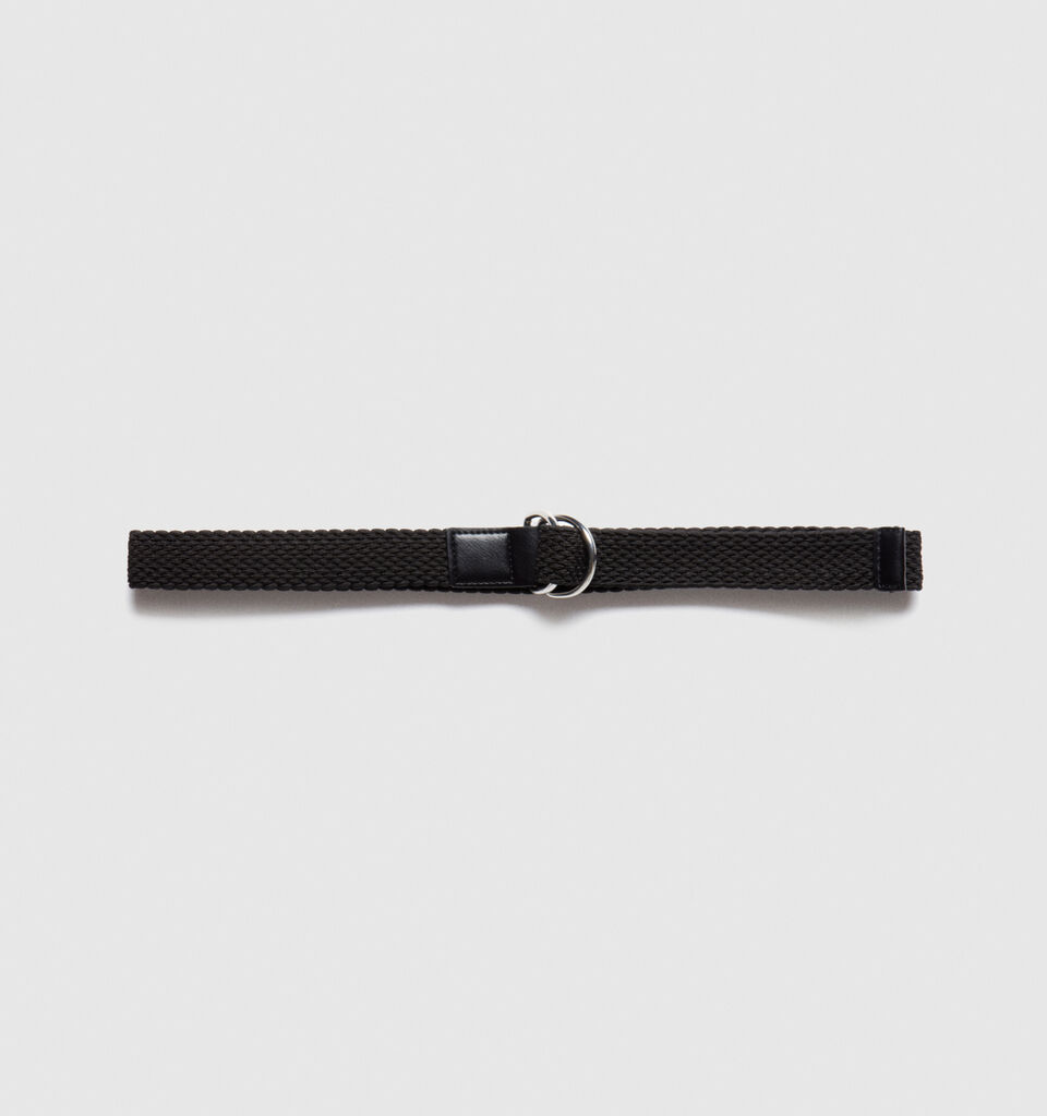 Ribbon belt - men's belts - Black | Sisley image number 1